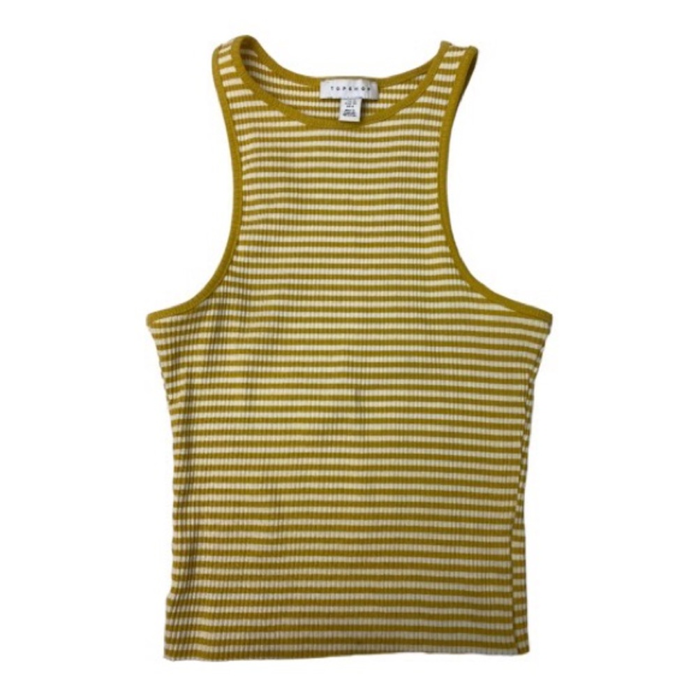 Topshop yellow tanktop. (Sz 6)